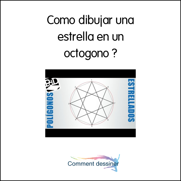 Como dibujar una estrella en un octógono